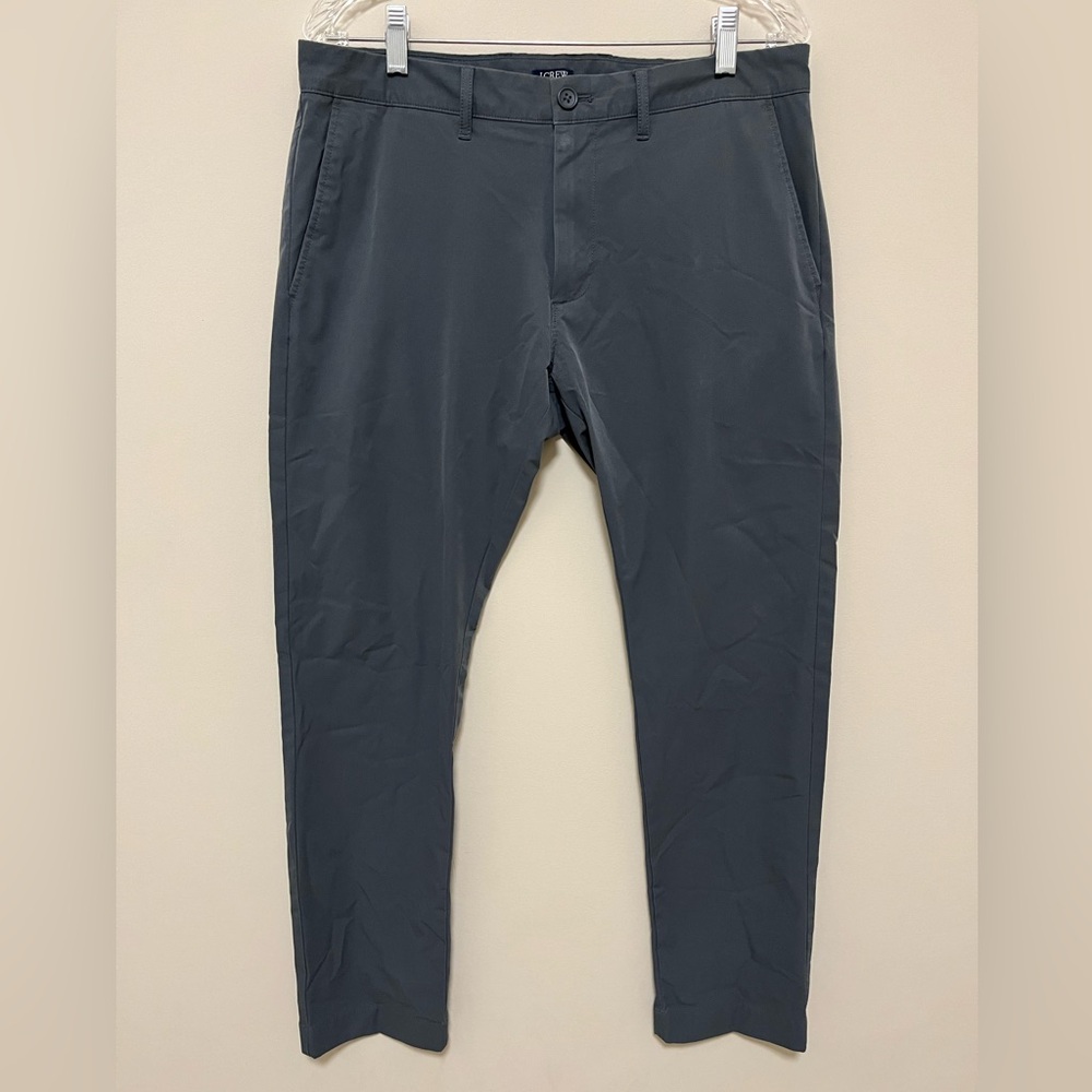 J Crew Slim Fit Flex Pants Gray 32 x 30.